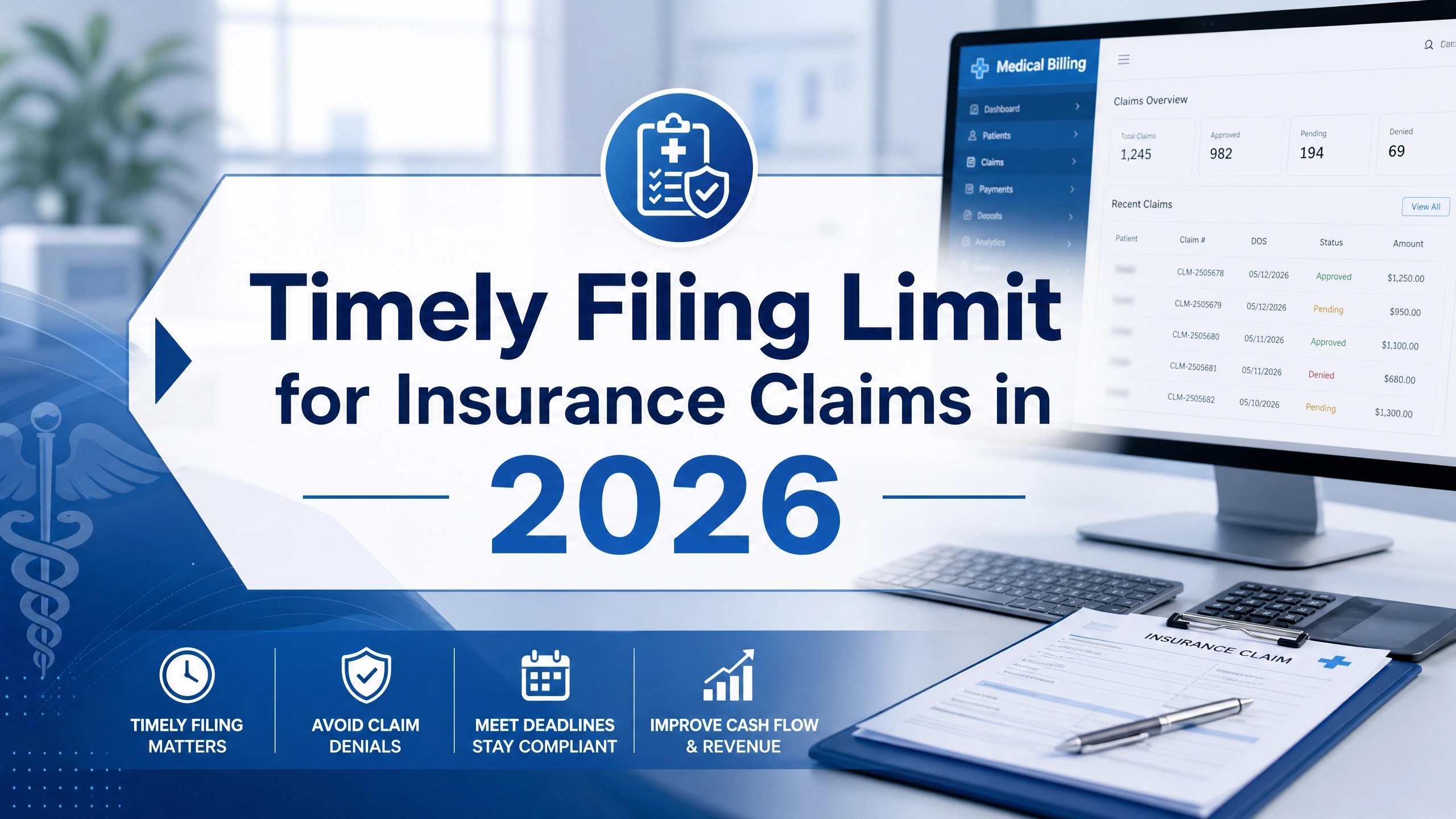 Timely Filing Limit for Insurance Claims in 2026